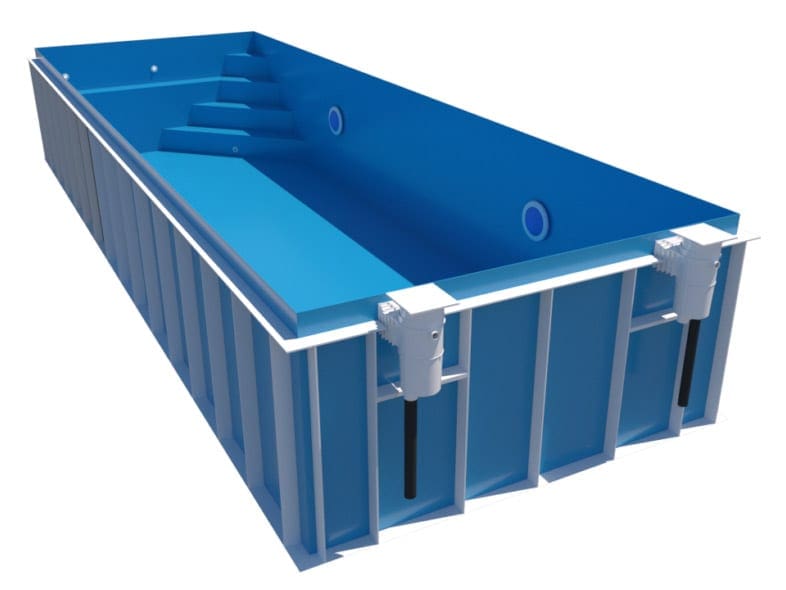 Rectangle + Corner Stairs