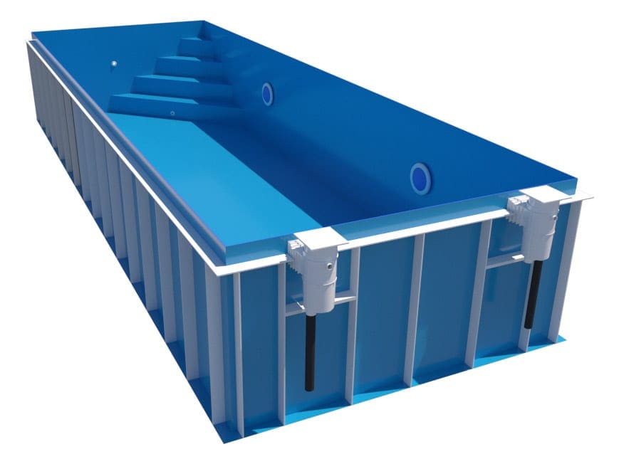 Rectangle + Corner Steps