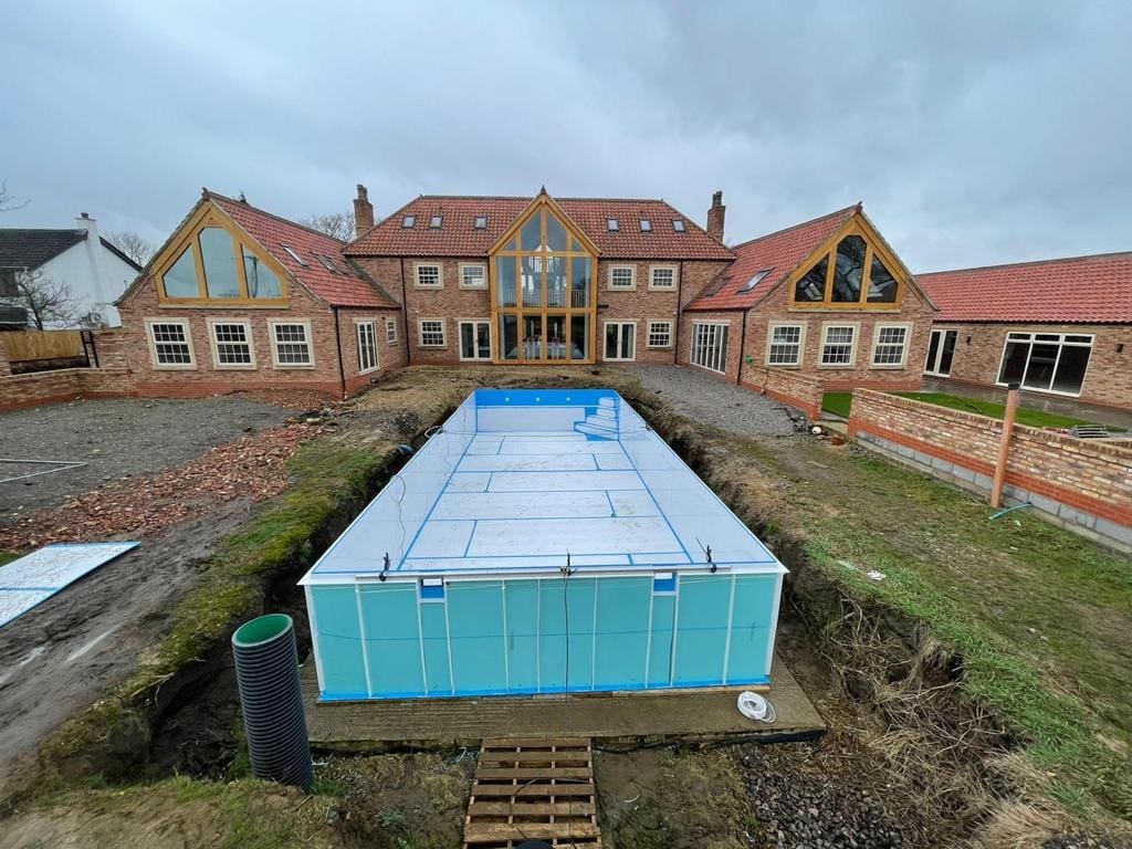 Bespoke 10m dura polymer pool