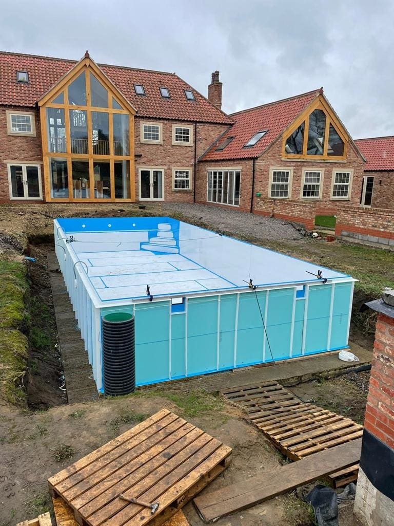 Bespoke 10m dura polymer pool