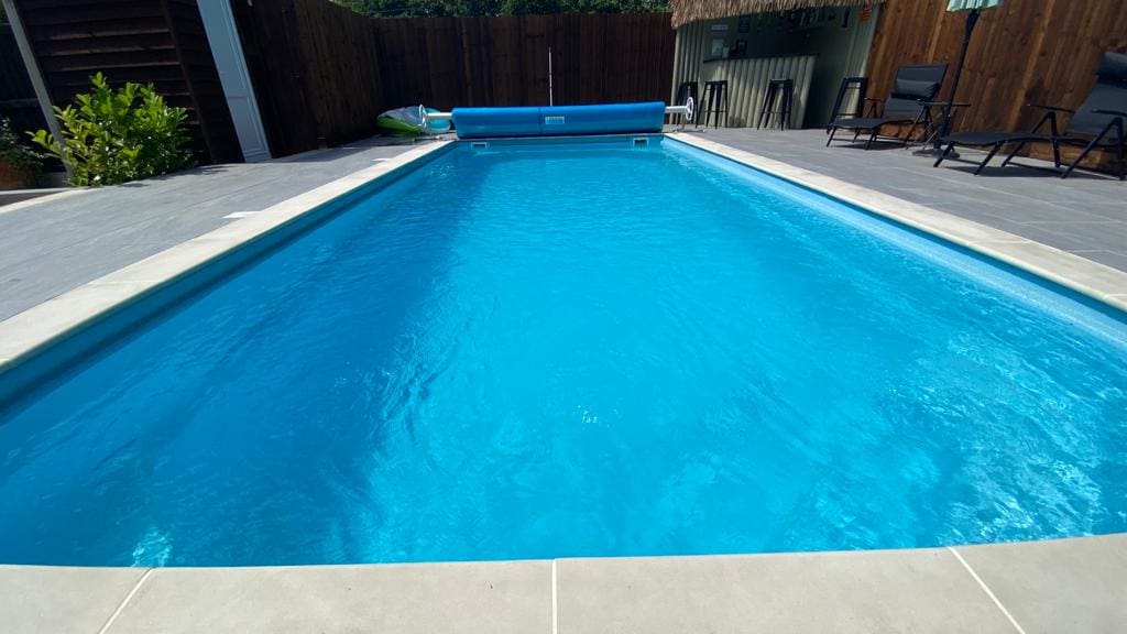 Light Blue Metallic Pool Option